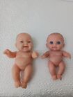 2 Berenguer Dolls Lots to Love and Cuddle Vinyl Jointed Blue Eyed Dolls