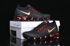DS Nike Air VaporMax Flyknit 2 Men's black and red air cushion shoes brand new