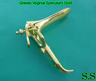 Graves Vaginal Speculum Full Gold Large OB/Gynecology Instruments