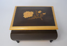 Vintage Italy Reuge Swiss Movement Wood Music Box 
