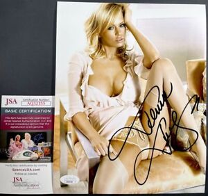 Jenna Jameson Signed Playboy Cover Girl 8x10 Photo E Autograph JSA COA