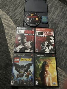 Mixed Wholesale Lot 5 PS2 Games W/ Memory Card