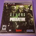 ALIENS Vs PREDATOR PS3 Game Sony PlayStation 3 2010 NEW Sealed Horror Sci-Fi