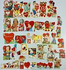 Huge Lot of 34 Vintage Valentine’s Day Cards 1930’s-1950’s Antique School