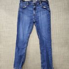 Members Mark Mens Jeans 36x32 Straight Fit Blue