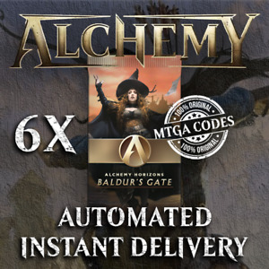 MTG MTGA Arena Code Card Prerelease 6 Boosters Alchemy Horizons Baldur's Gate