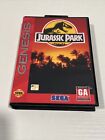 Jurassic Park (Sega Genesis, 1993) Video Game Complete w/ Case & Manual