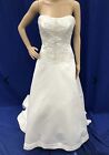 Madeline Gardner Mari Lee Embroidered Strapless Wedding Gown Size 8