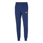 Puma Ess+ Embroidery Logo Pants Mens Blue Casual Athletic Bottoms 84681016
