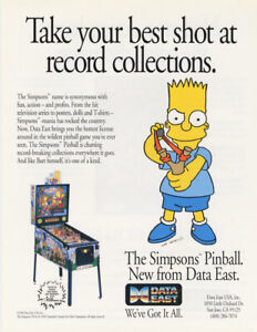 The Simpsons Pinball (Data East '90) - CPU/DISPLAY ROM Upgrade chip set
