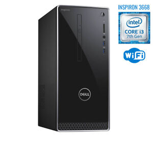 Dell Inspiron 3668 Desktop Intel Core i3 (7th Gen) Built-In Wi-Fi, Windows 10