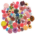 Wood Flowers Bouquet Multi Color Types Handmade with Stems DIY Easy Assemble(20)