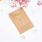 RAYSTAR Mom Cross Necklace for Women Mothers Day Gifts Religious Christian Jewel