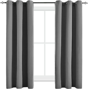 New ListingBlackout Curtains for Bedroom Thermal Insulated Solid Grommet Window Drap