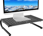 Monitor Stand Riser, Laptop Holder Printer Riser Desk Accessories, Vented