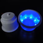 2× Auto Cup Drink Holder with 8LED Blue Lights for Car Boat Truck Camper Plastic