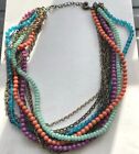 Loft Multicolor And Multistand Beaded Necklace