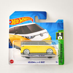 Hot Wheels Volkswagen ID. Buzz Yellow HW Green Speed 2023 M Case Short Card