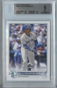 New ListingJulio Rodriguez 2022 Topps Update Series #US44 Mariners RC Rookie Mint BGS 9