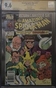 The Amazing Spider-Man #337 CGC 9.6 SS Newsstand Signed by Micheline Sinister 6