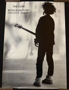 Vintage The Cure Boys Don't Cry Poster New Voice Club Mix 19