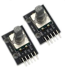 2 Pieces Rotary Encoder Module KY-040 for Raspberry Pi and Arduino