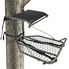 Medium Mesh Hang-on Treestand Hunting Ladder stand Steel Climbing | Max 300Lbs
