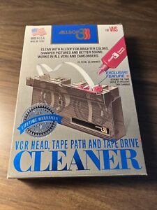 ALLSOP 3 VCR VHS Head,Tape Path, Tape Drive, CLEANER! Model 61000