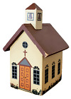 Vtg Antique GERMAN Putz ERZGEBIRGE Church Christmas FOLK ART Wood Miniature #4
