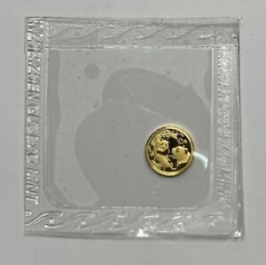 2021 China 1g Gold Panda Coin