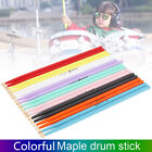 Colorful Maple Wood Drum Sticks 7A Music Band Drumsticks Pair for Exercise