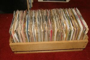 BIG LOT OF45 RPM sale 10 FOR $10 ROCK SOUL COUNTRY OLDIES YOU PICK THREE BOXES