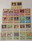 Pokemon Team Rocket 1st Edition Lot Of 24 Non-Foil Common Cards Vintage NM