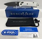 Benchmade Mini Bugout 533 Knife White Handle Black Drop Point Blade 533BK-1