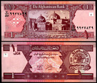 Afghanistan 1 Afghani 2002 Uncirculated Banknote Currency Money Note Bill Cash