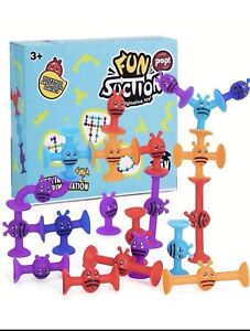Suction Toys for Kids 19 Pcs Sucker Toys for Toddler Montessori Sensory Toys Set