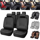 For Kia Car Seat Covers Full Set PU Leather 2/5-Seats Front Rear Bench Protector (For: 2021 Kia Sportage)