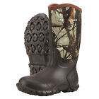 HISEA Men's Mid-Calf Rain Boots Waterproof Insulated Outdoor Mud Hunting Shoes