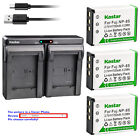 Kastar Battery Dual Charger for NP-85 NP85 Aiptek AHD H23 Easypix DVX5233 Camera