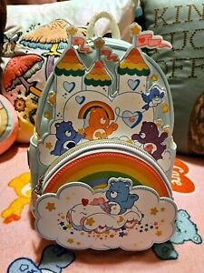 Loungefly Care Bears Care A Lot Castle Mini Backpack - NWT 40th Anniversary