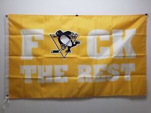 Pittsburgh Penguins Flag 3ftx5ft Penguins F The Rest Flag Banner NHL