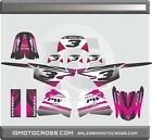 YAMAHA PW 50 GRAPHICS KIT DECALS  1990 - 2022 PINK MINI #PLATES INCLUDED