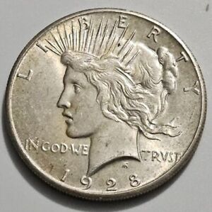 1928-P Philadelphia Peace Silver Dollar S$1 Key Date