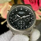 Vintage Seiko Chronograph Speedmaster Quartz Men's Watch 7A28-701A