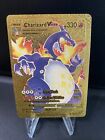 Charizard VMAX SV107/SV122 Shiny Rare Gold Fan Art Pokémon