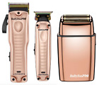 Babyliss PRO Rose Gold Lo Pro FX Cordless Clipper Trimmer Shaver Haircut Set NEW