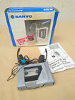 AS IS Sanyo M-G75 Sportster Cassette Player W/ Headphones IOB - As Is