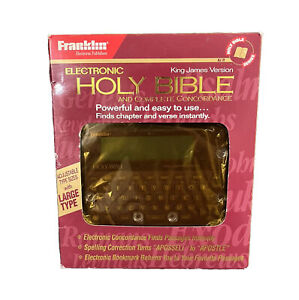 Franklin Electronic Handheld Holy Bible & Concordance King James Version KJ-31