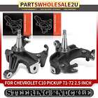 2x 2.5Inch Front LH & RH Drop Spindles Lower Suspension for Chevy C10 Suburban
