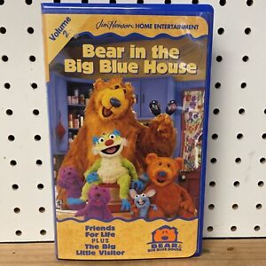 Bear in the Big Blue House - Fun With Friends (VHS, 1998, Dura Case Closed...